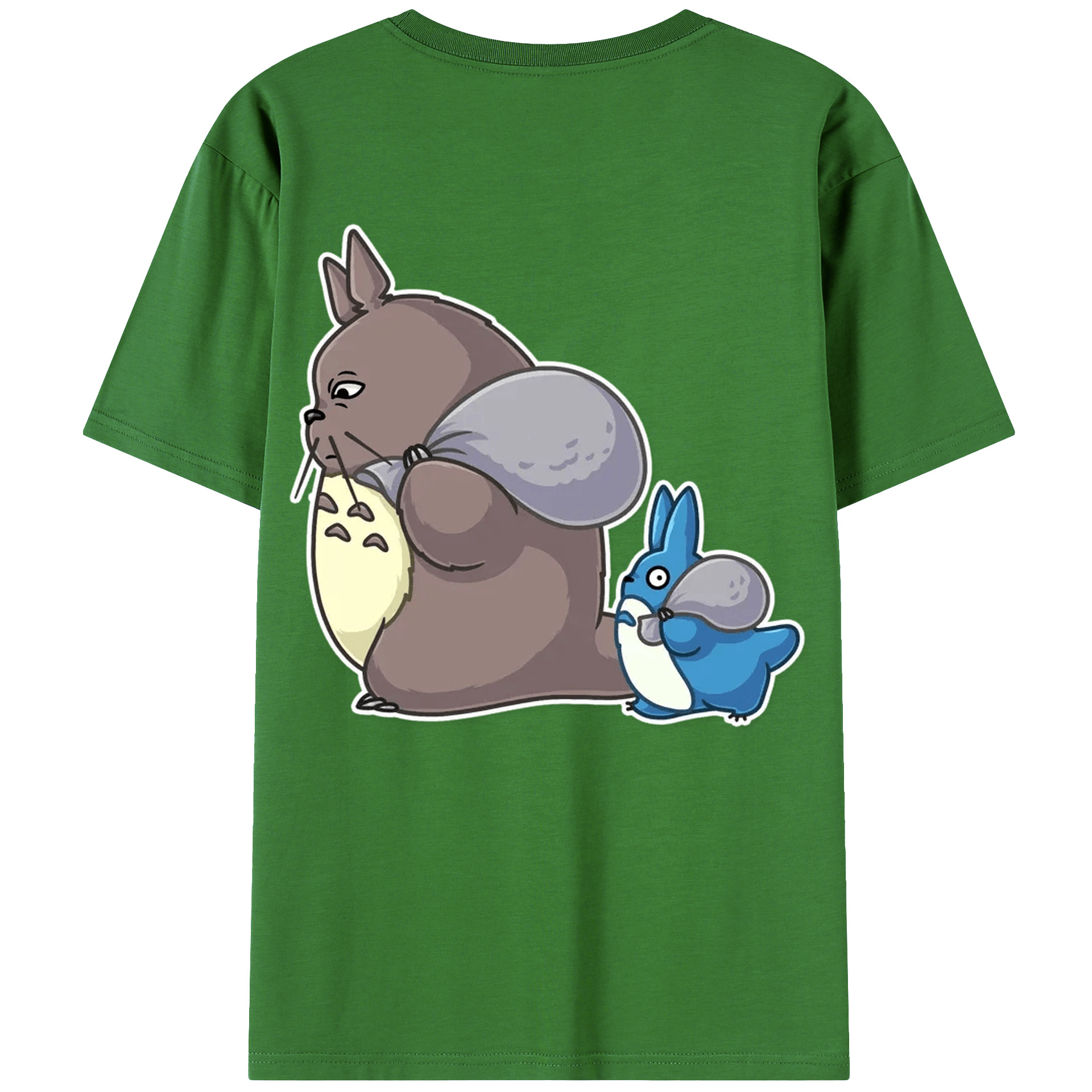 （画像用） となりのトトロ 草壁メイ 草壁サツキ My Neighbor Totoro Satsuki Kusakabe Mei Kusakabe レディース半袖Tシャツ(バックプリント)